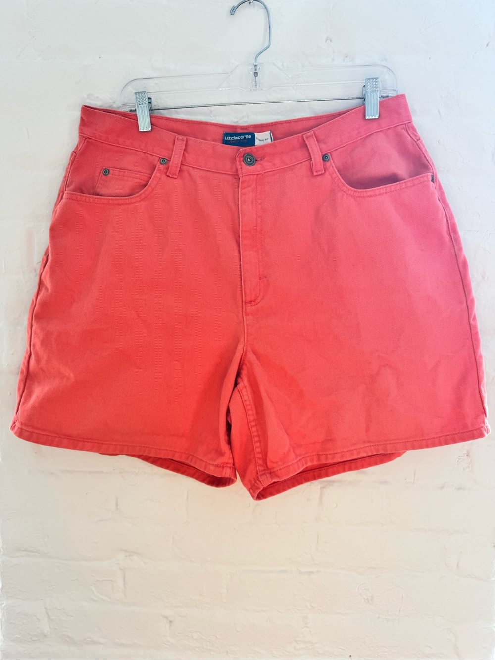 Vintage Liz Claiborne Coral Denim Shorts